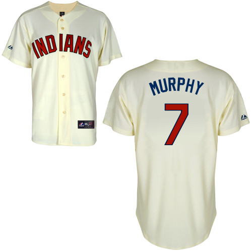 David Murphy #7 mlb Jersey-Cleveland Indians Women's Authentic Alternate 2 White Cool Base Baseball Jersey